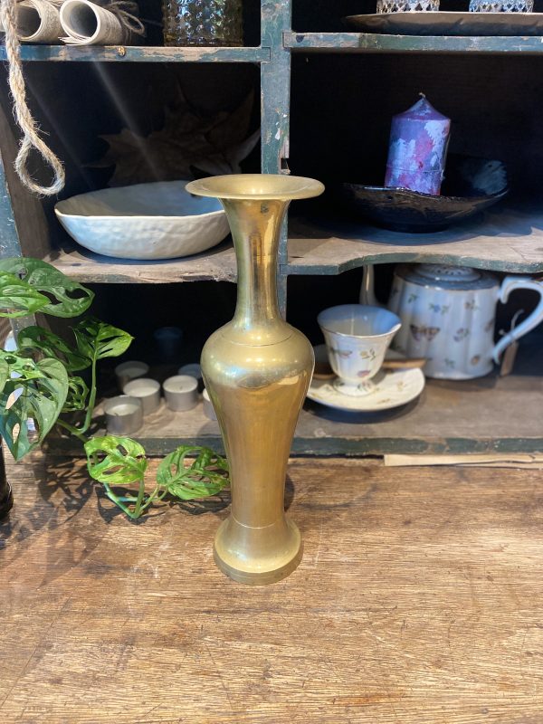 Antique Golden Palm Vase